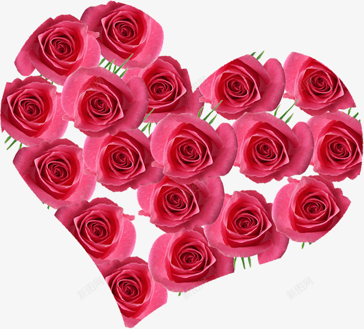粉色鲜花手绘玫瑰造型png免抠素材_新图网 https://ixintu.com 玫瑰 粉色 造型 鲜花