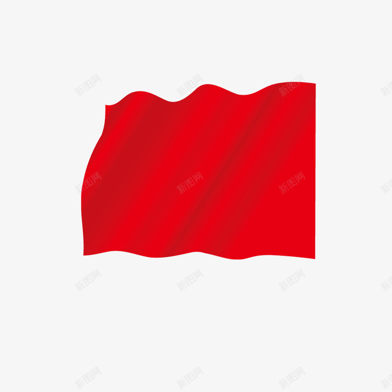 红色旗帜png免抠素材_新图网 https://ixintu.com 文案背景 文理 旗帜 红色 质感