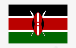 肯尼亚国旗矢量图素材
