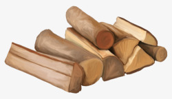 木头堆木块素材