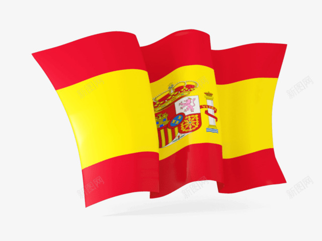 西班牙国旗png免抠素材_新图网 https://ixintu.com 国家 国家PNG图 国旗 旗子免扣PNG图 旗帜免扣图 西班牙