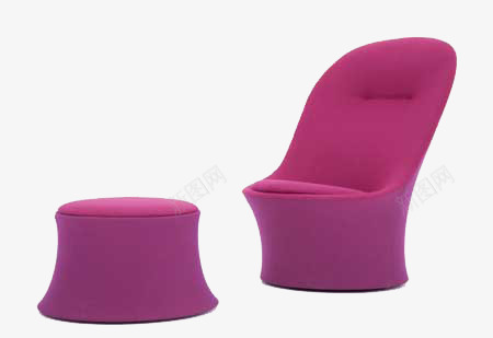 紫色靠背小沙发png免抠素材_新图网 https://ixintu.com 产品实物 圆形沙发 小沙发 时尚沙发 沙发凳子 红色布艺沙发 靠背小沙发