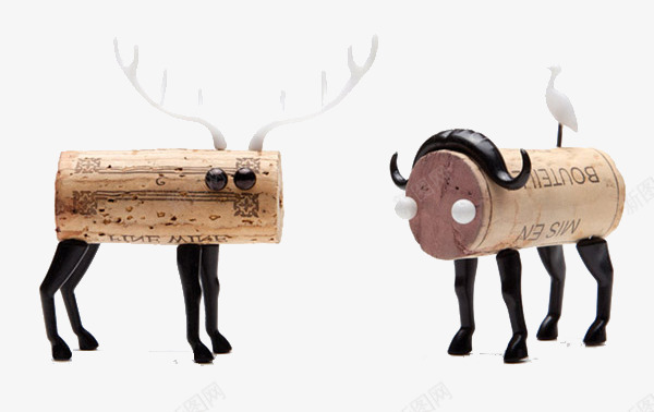 木头雕刻动物png免抠素材_新图网 https://ixintu.com 动物素材 木头 雕刻动物图片 麋鹿图片