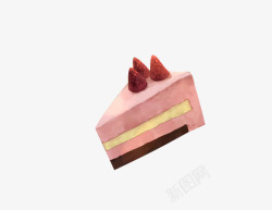 树莓味蛋糕素材