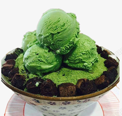 抹茶png免抠素材_新图网 https://ixintu.com 冰淇淋 抹茶 甜品 绿色