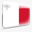 Malta欧盟旗帜图标马耳他doof高清图片