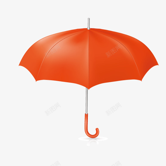 红色雨伞矢量图ai免抠素材_新图网 https://ixintu.com 下雨 红色 雨伞 矢量图