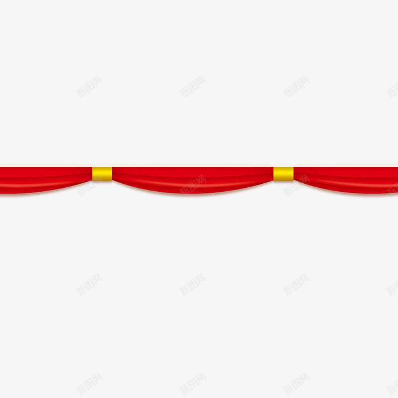 红色幕布装饰png免抠素材_新图网 https://ixintu.com 图案 幕布 红色 装饰 设计