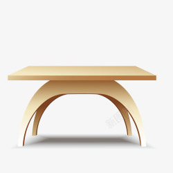 木桌子矢量图素材