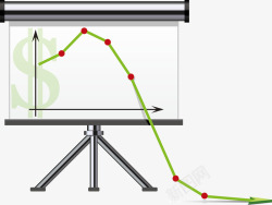 商业模版商业走势图高清图片