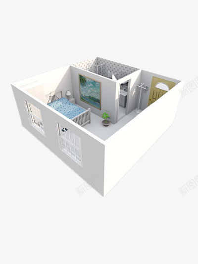 房地产平面图png免抠素材_新图网 https://ixintu.com 房地产3D图 房地产简易图 房地产设计图