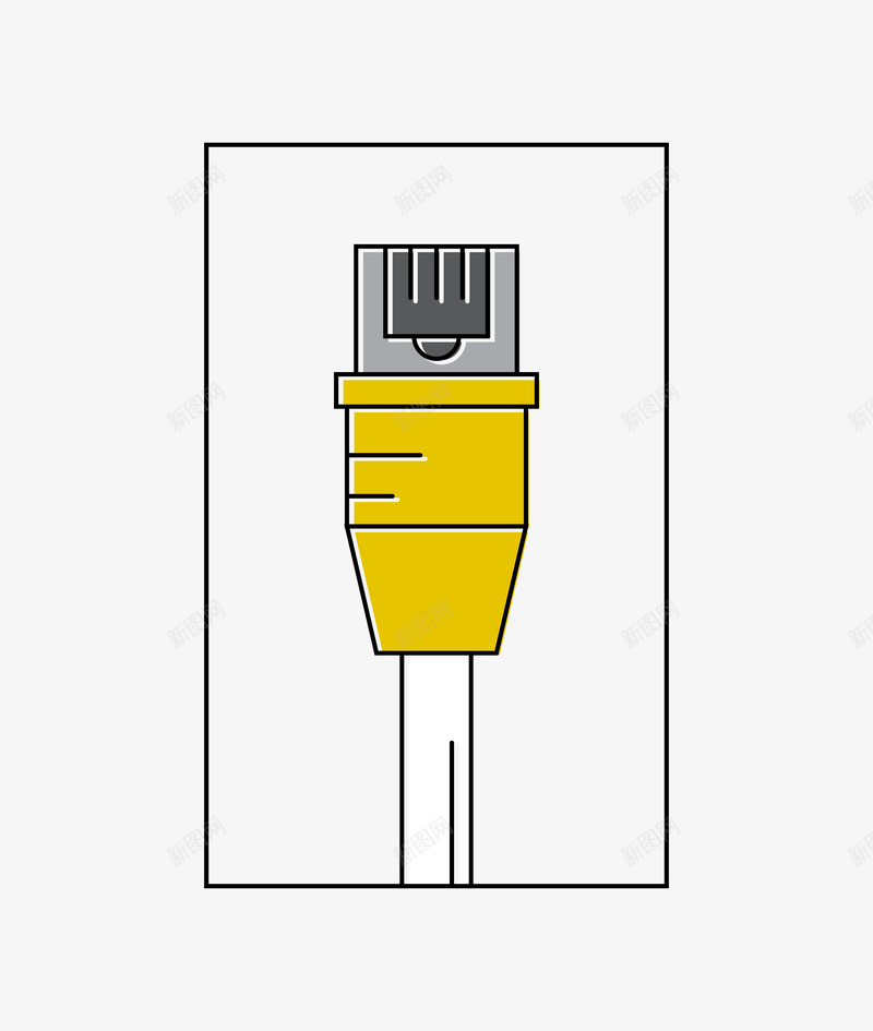 彩色手绘USB数据线图标png_新图网 https://ixintu.com 3C USB USB线 usb充电线 充电线 图标 手机线 手绘 数据线 数码产品 电源线