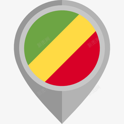 刚果共和国图标png_新图网 https://ixintu.com 刚果共和国 占位符 国家 旗 旗帜 民族