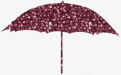 伞杆亮晶晶的雨伞高清图片