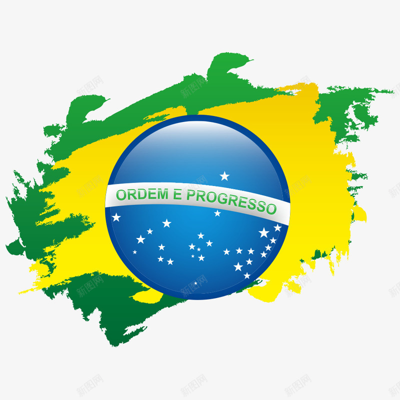巴西国旗png免抠素材_新图网 https://ixintu.com 巴西 巴西元素 巴西国旗 巴西足球 桑巴 桑巴风情
