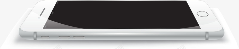 白色简约手机png免抠素材_新图网 https://ixintu.com 数码电器 白色手机 科技电器 苹果手机 装饰图案 通讯设备
