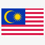 malaysia马来西亚gosquared2400旗帜高清图片