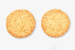 烘焙薄饼两个烘焙饼干甜品美食薄饼高清图片