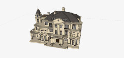 法式建筑大图法式别墅高清图片