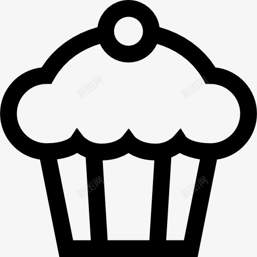 蛋糕图标png_新图网 https://ixintu.com 松饼 烘焙 甜 甜点 蛋糕 面包 食品 食品和餐厅