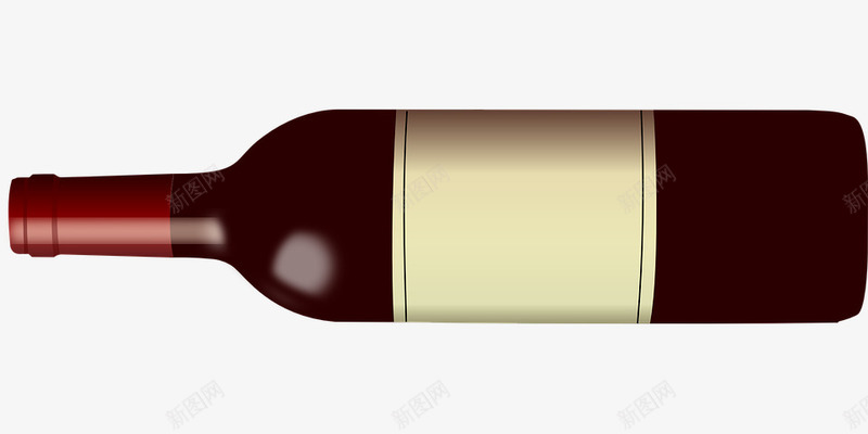 红酒玻璃瓶png免抠素材_新图网 https://ixintu.com 包装 国外 波尔多 进口