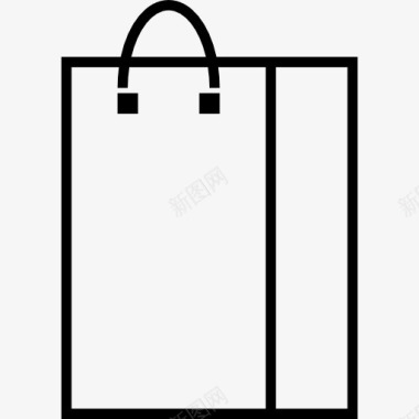 购物袋的商业工具概述符号图标图标
