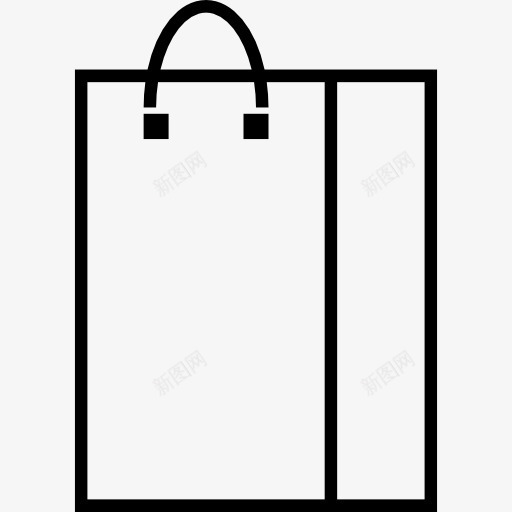 购物袋的商业工具概述符号图标png_新图网 https://ixintu.com 商业 商务 工具袋 概述 网上商店 购物袋