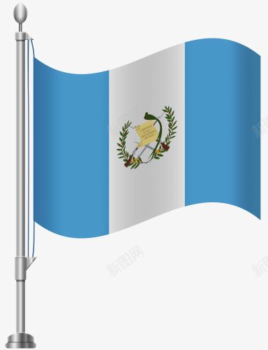 危地马拉国旗png免抠素材_新图网 https://ixintu.com 危地 国旗 旗帜 蓝色 马拉