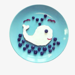 亲子餐蓝色海豚亲子餐高清图片