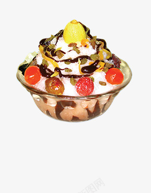 圣代冰淇淋png免抠素材_新图网 https://ixintu.com 冰淇淋 圣 圣代 西餐美食 餐饮美食