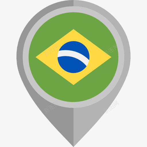 巴西图标png_新图网 https://ixintu.com 占位符 国家 巴西 旗 旗帜 民族