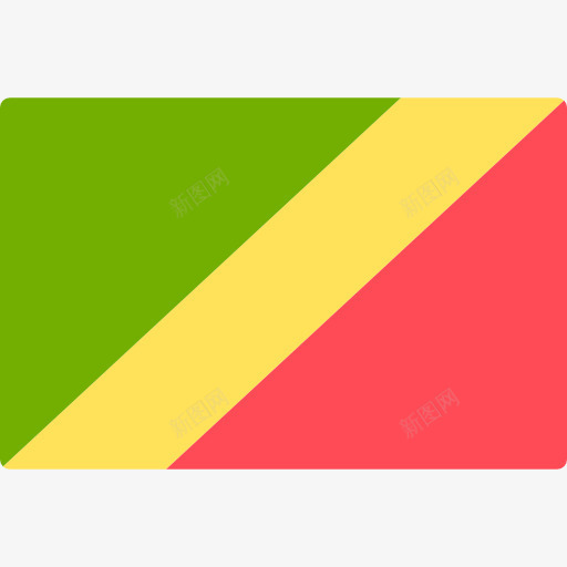 刚果共和国图标png_新图网 https://ixintu.com 世界 刚果共和国 国家 旗帜 民族