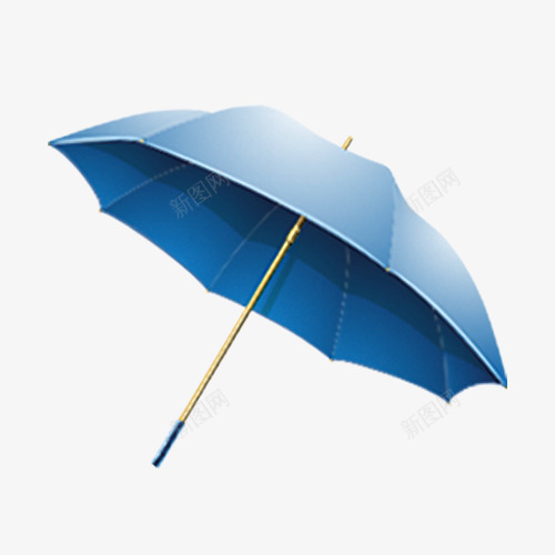 蓝色直杆蓝色雨伞png免抠素材_新图网 https://ixintu.com 直杆 蓝色 雨伞