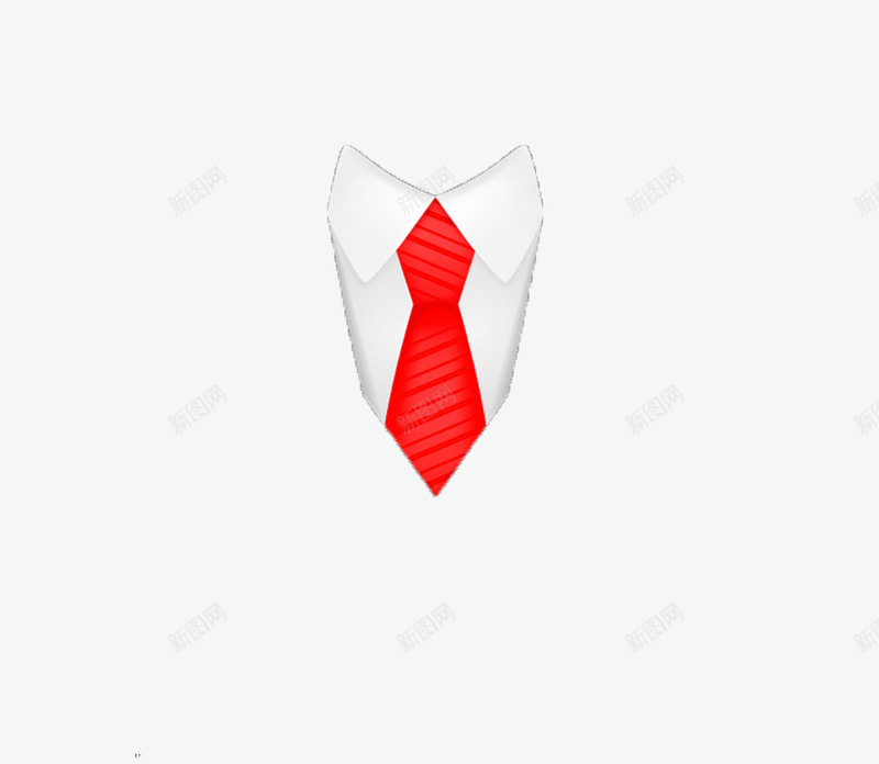西装衬衫领带装饰png免抠素材_新图网 https://ixintu.com 创意设计 卡通 装饰