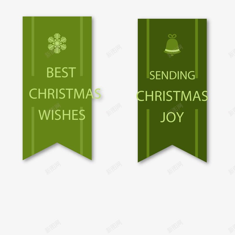 盛大祝福语标签png免抠素材_新图网 https://ixintu.com 圣诞祝福语标签 盛大祝福语标签矢量图 绿色圣诞祝福语 绿色标签