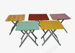 折叠桌子拼成桌子高清图片