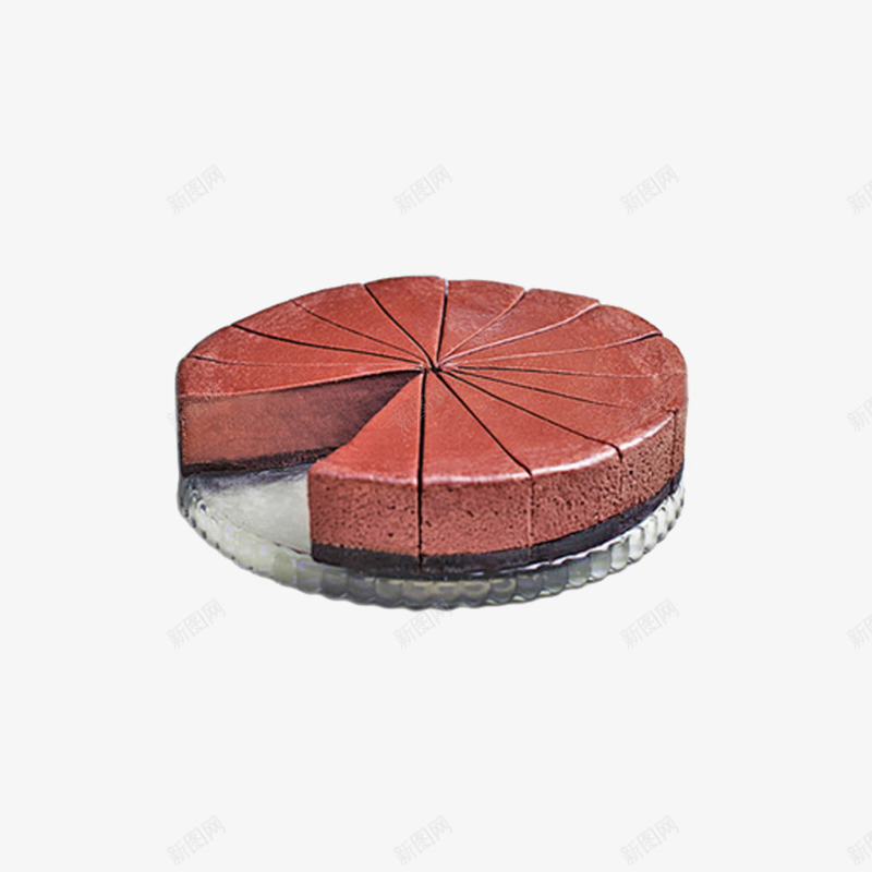 巧克力芝士蛋糕png免抠素材_新图网 https://ixintu.com 下午茶 办公室零食 巧克力 甜点 芝士 蛋糕 西点