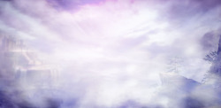 紫色云雾全景背景素材
