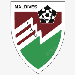 maldives马尔代夫足球队队标高清图片