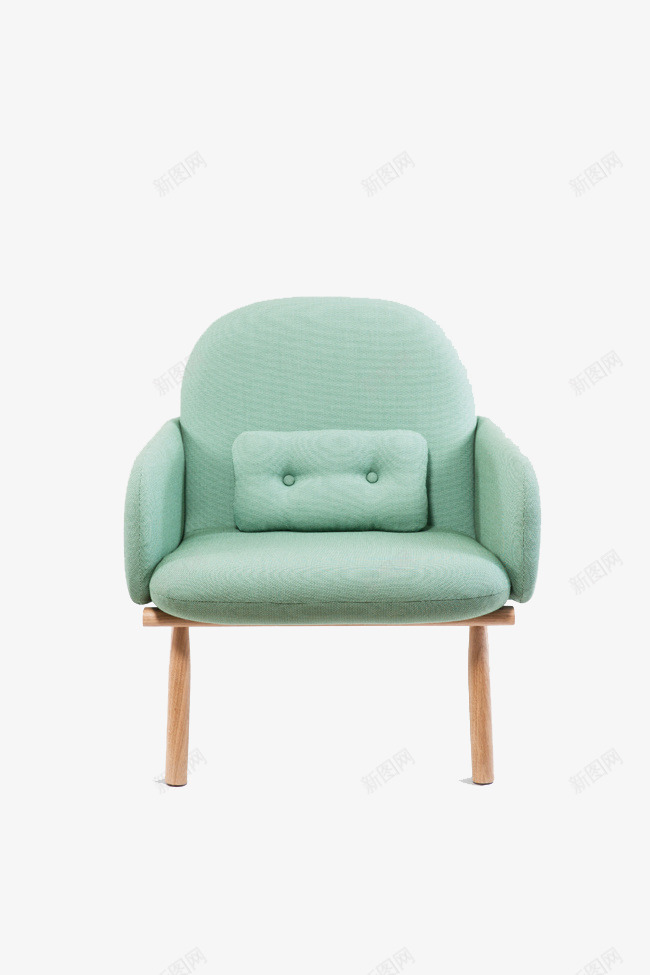 绿色沙发png免抠素材_新图网 https://ixintu.com 产品实物 家具沙发 沙发 皮沙发 软沙发