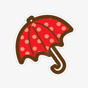 伞png免抠素材_新图网 https://ixintu.com 伞 卡哇伊 卡通 可爱 红色 雨伞