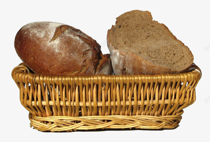 框里的面包片png免抠素材_新图网 https://ixintu.com 午餐 小麦 美食 西餐 黑面包