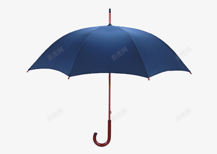 雨伞png免抠素材_新图网 https://ixintu.com 实用 蓝色 长柄 雨天