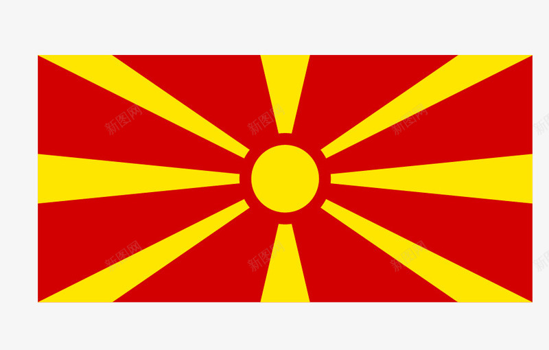 马其顿国旗矢量图eps免抠素材_新图网 https://ixintu.com 国旗 矢量国旗 矢量旗帜 矢量图