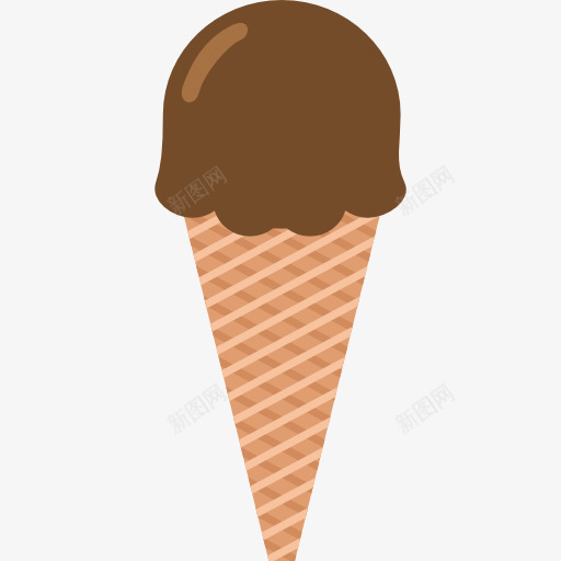 冰淇淋图标png_新图网 https://ixintu.com 冰淇淋 夏天 巧克力 甜点 甜的 食品 食物和餐厅