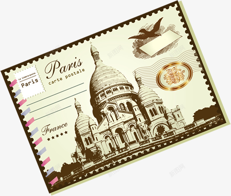 复古欧式邮票地产海报png免抠素材_新图网 https://ixintu.com 地产 复古 欧式 海报 邮票 邮票模板