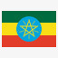 Ethiopia埃塞俄比亚gosquared2400旗帜高清图片