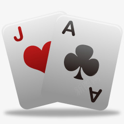 游戏扑克牌办公图标集7图标