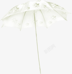 白色雨伞素材