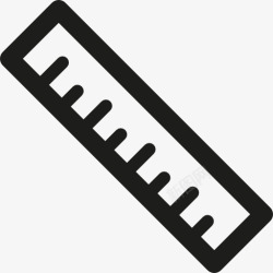 木工学校的材料尺图标高清图片